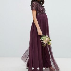 NWT asos maternity Maya dress